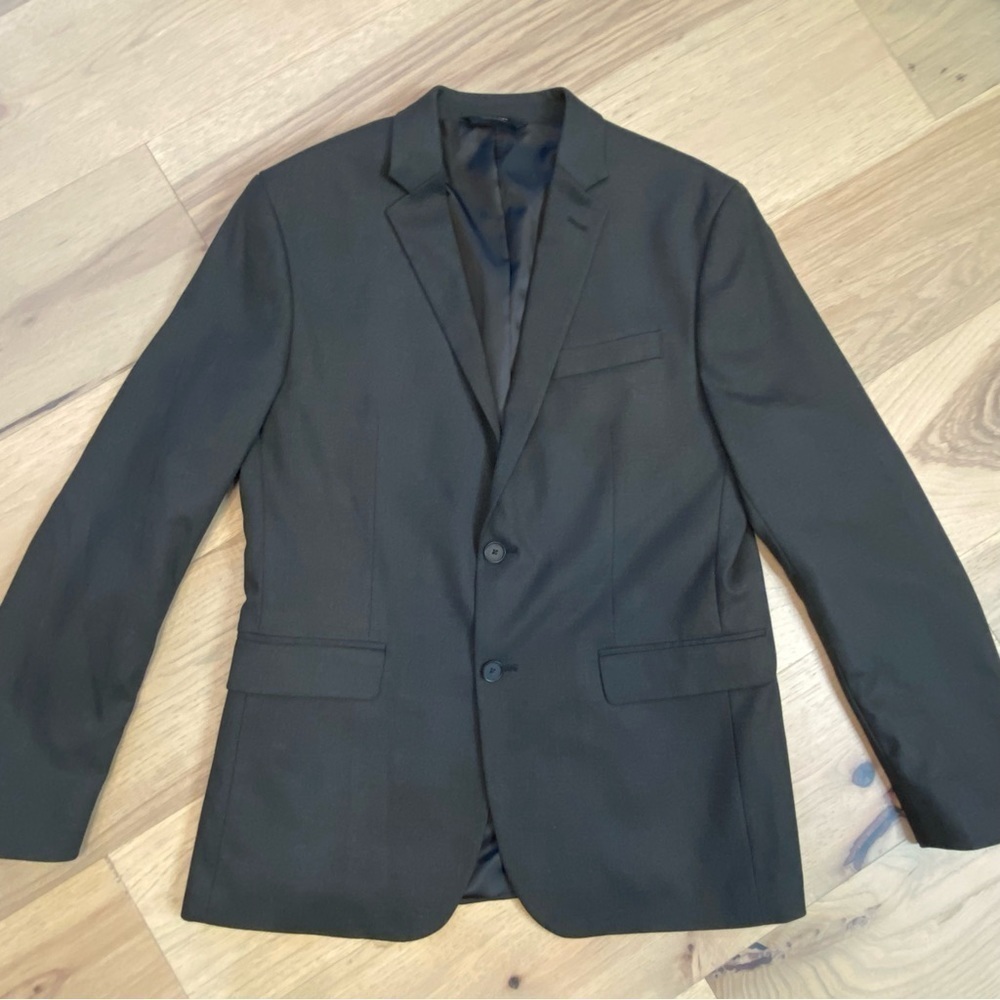 BANANA REPUBLIC Charcoal Grey Slim Fit Sport Coat Blazer 42R
